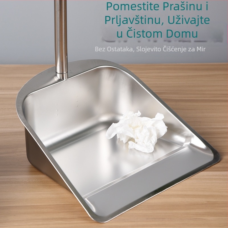 Nova lopata od nehrđajućeg čelika, zadebljana kanta za smeće, kanta za čišćenje kućanstva na otvorenom, lopata za smeće, alat za čišćenje cesta