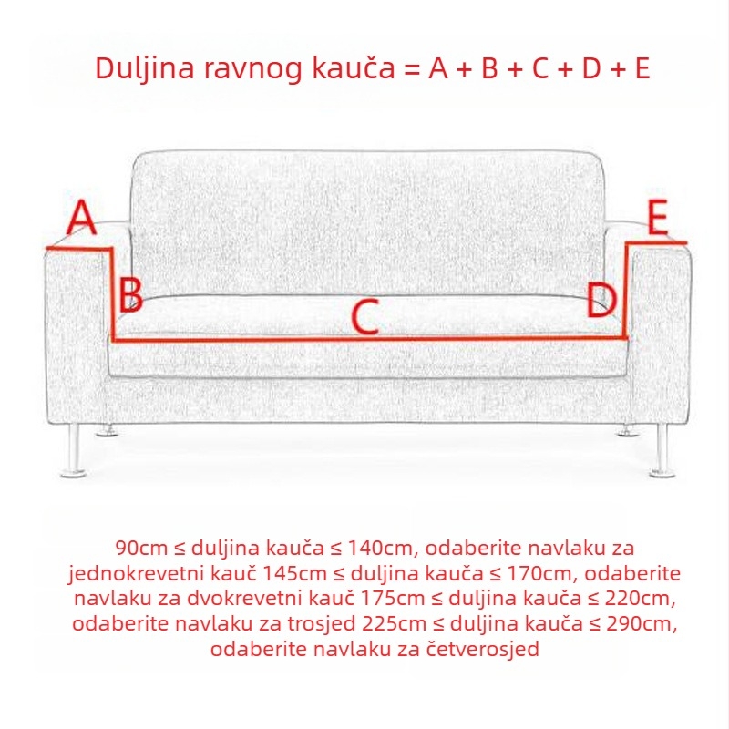 Elastična navlaka za kauč s balonastim uzorkom, jednobojna, s donjim volanom, za kutni kauč