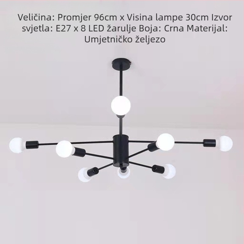 Moderno Skandinavsko Jednostavno Kreativno Toplo Internet Slavne osobe Popularno Glavna spavaća soba Bar Prolaz Dnevni boravak Blagovaonica Nova stropna lampa