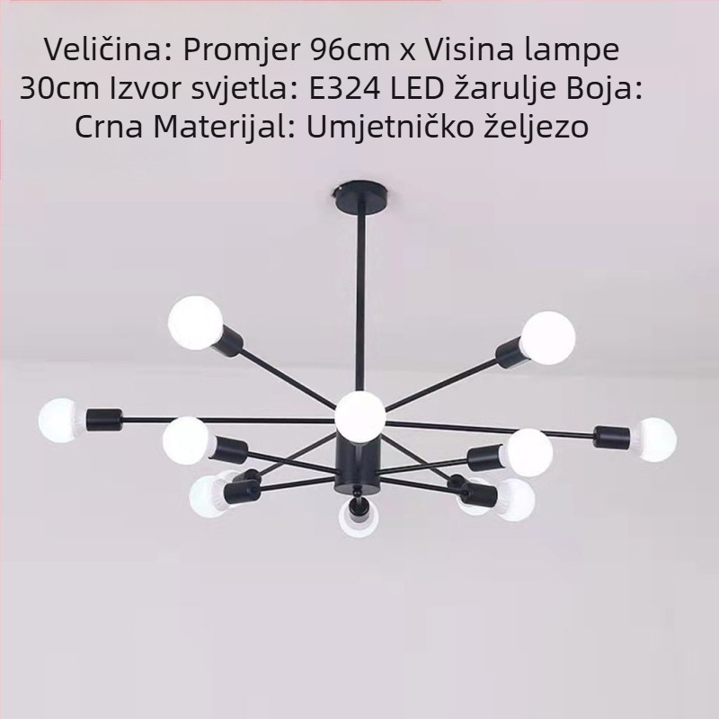 Moderno Skandinavsko Jednostavno Kreativno Toplo Internet Slavne osobe Popularno Glavna spavaća soba Bar Prolaz Dnevni boravak Blagovaonica Nova stropna lampa