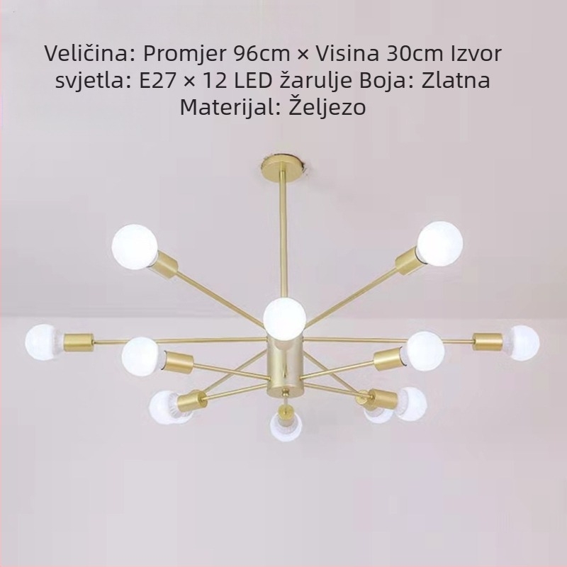 Moderno Skandinavsko Jednostavno Kreativno Toplo Internet Slavne osobe Popularno Glavna spavaća soba Bar Prolaz Dnevni boravak Blagovaonica Nova stropna lampa