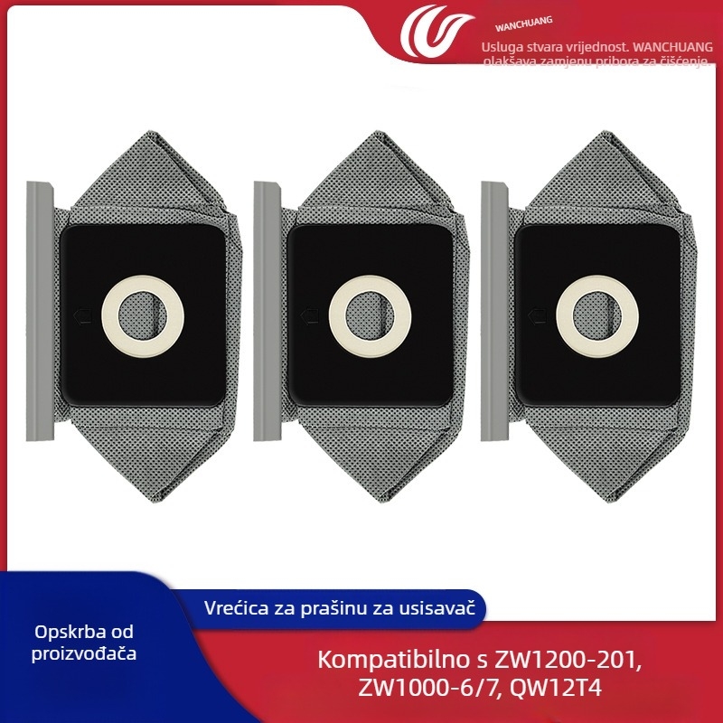 Wanchuang prikladno za kućne usisavače, vreće za smeće, platnene vreće, vreće za prašinu, ZW1200-201, ZW1000-6/7 QW12T4
