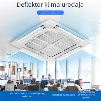 Centralni integrirani klima uređaj, vjetrobransko staklo s teleskopskim podešavanjem smjera vjetra, stropni centralni klima uređaj, viseći deflektor vjetra, prekogranični
