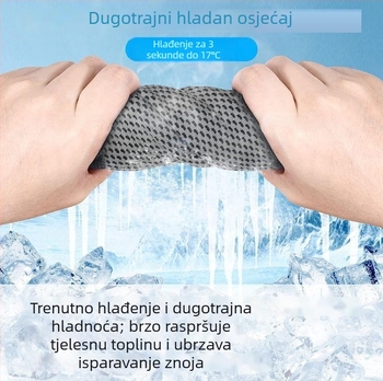 Ručnik s kapuljačom u obliku slova U, za teretanu, plažu, kampiranje, građevinski, za zaštitu od sunca, brzosušeći, sportski, hladni ručnik turban