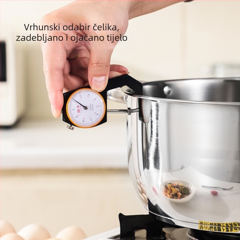 Prekogranični vrući set od nehrđajućeg čelika za juhu, kombinirani set od osam dijelova, zadebljano kompozitno dno