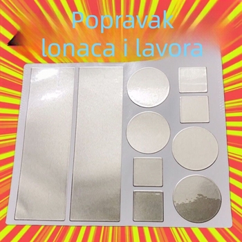 Zakrpa za lonce, zadebljana aluminijska folija, traka za dno lonca, artefakt od nehrđajućeg čelika, otporan na visoke temperature, popravak curenja u bazenu od limenog papira, aluminijska koža, samoljepljiva, led