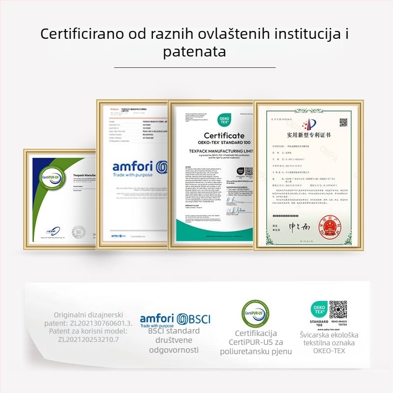 Amazon jastuk s leptirom, jastuk s memorijom leptira, spori oporavak, jastuk za vrat za odrasle s nultim pritiskom, hotelski jastuk, cervikalni jastuk