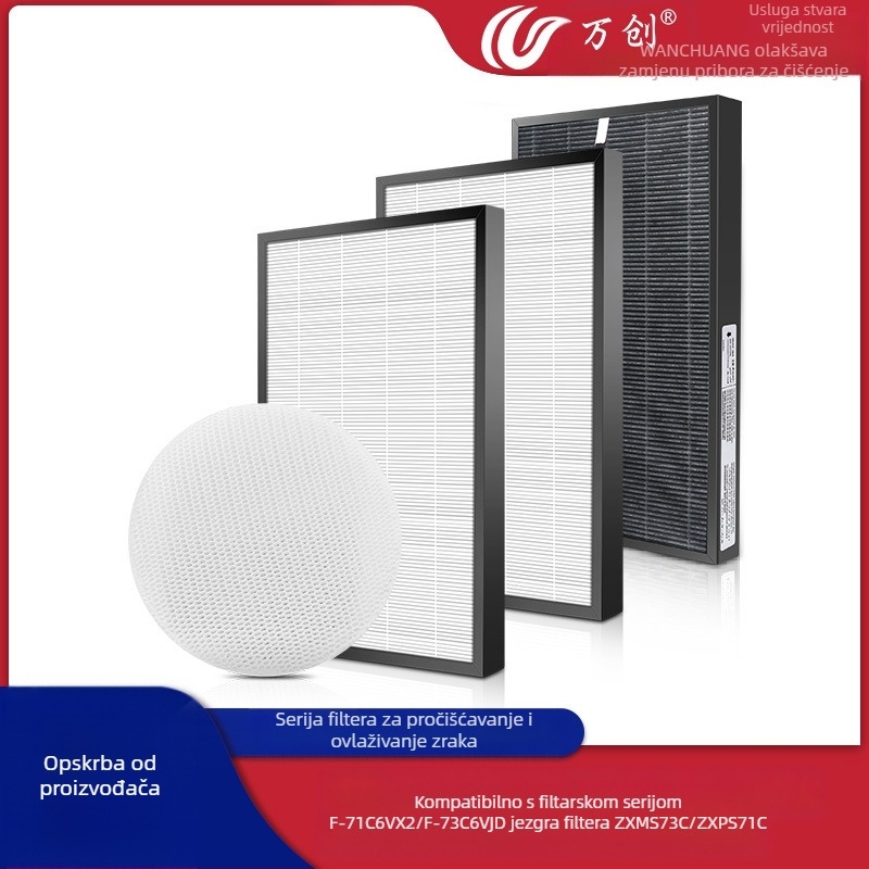 Prikladno za Panasonic filter za pročišćivač zraka F-71C6VX2/F-73C6VJD filter ZXMS73C/ZXPS71C