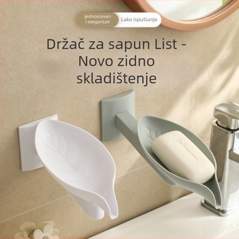 Novi zidni držač za sapun za odvod, neperforirani, za kupaonicu, proizvođač stalka za kućanski sapun na zalihi