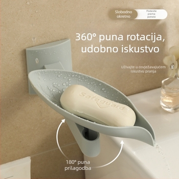 Novi zidni držač za sapun za odvod, neperforirani, za kupaonicu, proizvođač stalka za kućanski sapun na zalihi