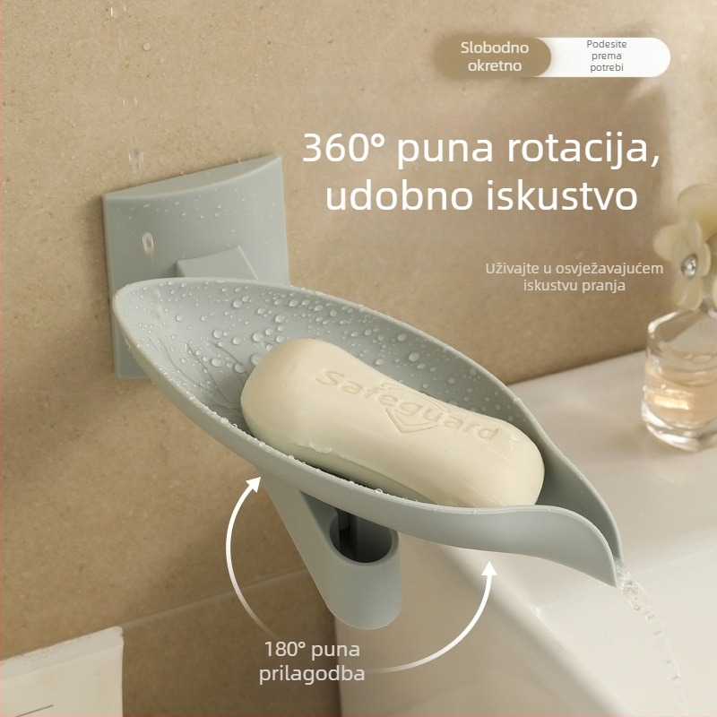 Novi zidni držač za sapun za odvod, neperforirani, za kupaonicu, proizvođač stalka za kućanski sapun na zalihi