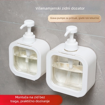 Zidni gel za tuširanje s pritiskom, deterdžent za rublje, boca deterdženta, omekšivač, prazna boca velikog kapaciteta, prijenosni plastični