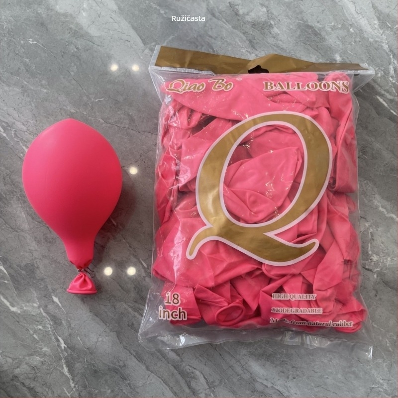 Balon 18 inča 10 g zadebljani blagdanski pribor za vjenčanja metalni mat biserni Macaron lateks balon