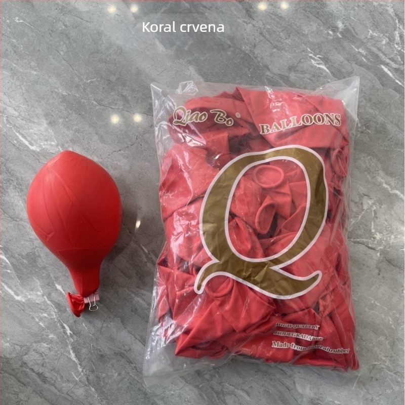 Balon 18 inča 10 g zadebljani blagdanski pribor za vjenčanja metalni mat biserni Macaron lateks balon