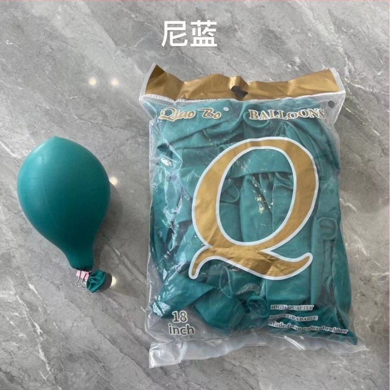 Balon 18 inča 10 g zadebljani blagdanski pribor za vjenčanja metalni mat biserni Macaron lateks balon