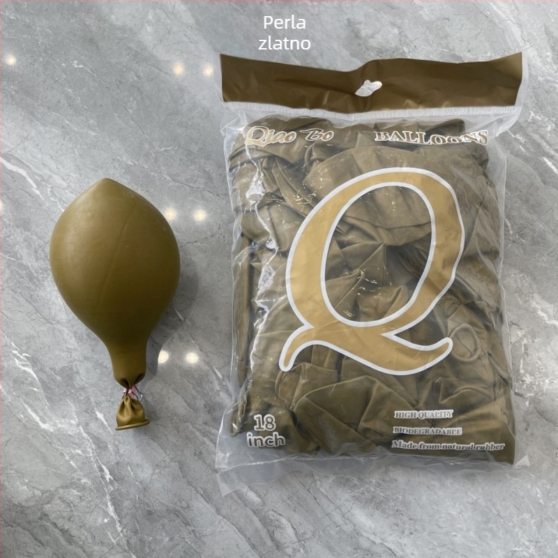 Balon 18 inča 10 g zadebljani blagdanski pribor za vjenčanja metalni mat biserni Macaron lateks balon