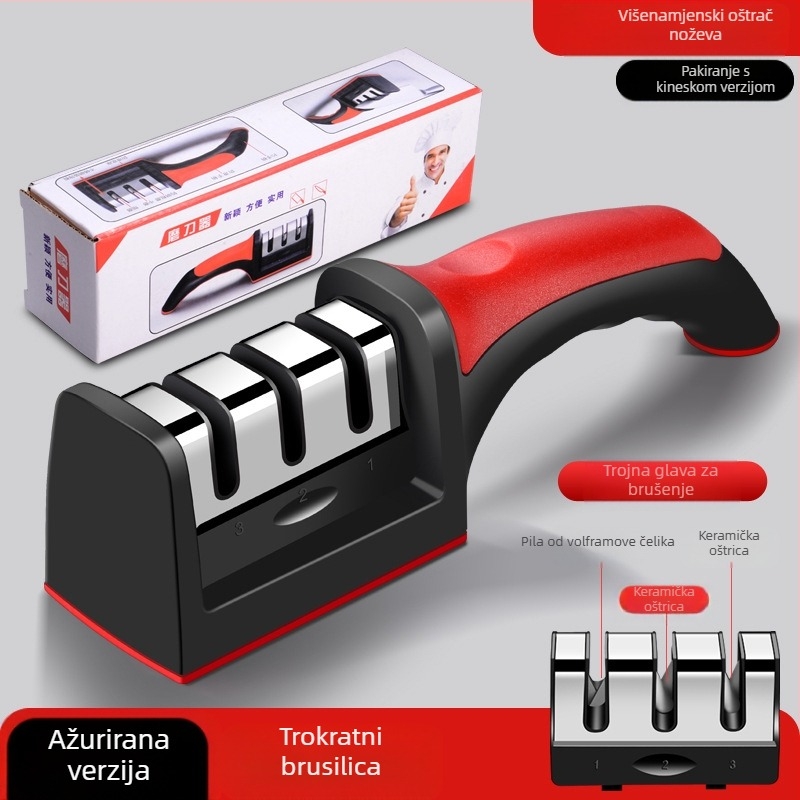 Novi oštrač za noževe kućanski višenamjenski brusni kamen za fino oštrenje kuhinjski nož, škare, alati za rezanje veleprodaja