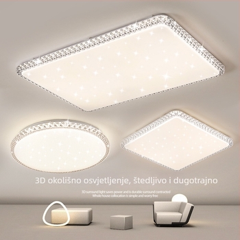 Imitacija kristala Nova svjetiljka za dnevni boravak LED stropna svjetiljka za glavnu spavaću sobu Moderna jednostavna atmosferska svjetiljka Luksuzna glavna svjetiljka za hodnik