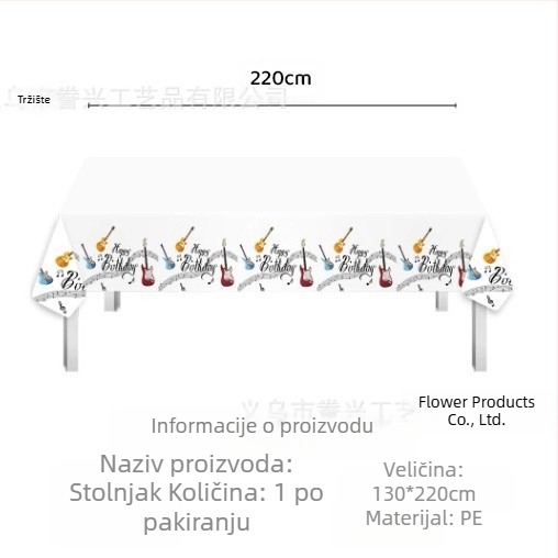 Amazon na zalihi festivalski stolnjak za jednokratnu upotrebu pe stolnjak Valentinovo irska zabava za Dan svetog Patrika