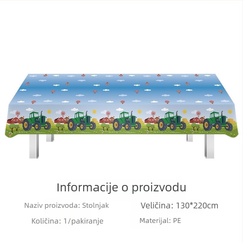 Amazon na zalihi festivalski stolnjak za jednokratnu upotrebu pe stolnjak Valentinovo irska zabava za Dan svetog Patrika