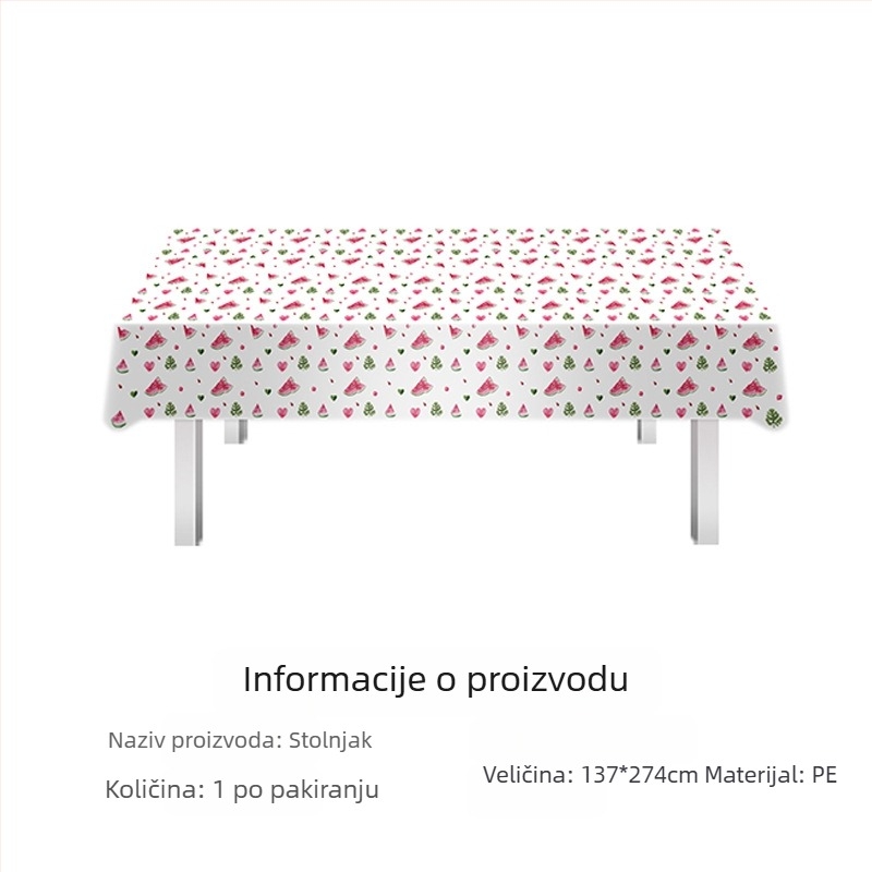 Amazon na zalihi festivalski stolnjak za jednokratnu upotrebu pe stolnjak Valentinovo irska zabava za Dan svetog Patrika