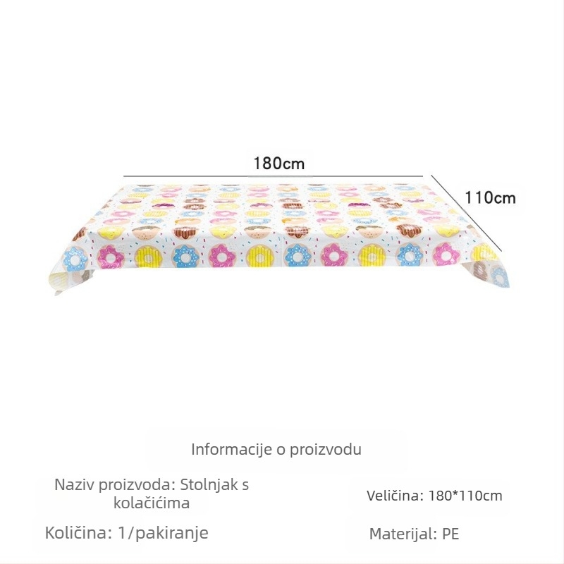 Amazon na zalihi festivalski stolnjak za jednokratnu upotrebu pe stolnjak Valentinovo irska zabava za Dan svetog Patrika