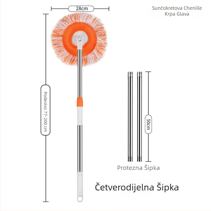 Krpa za brisanje suncokreta, krpa za brisanje suncokreta, krpa za pražnjenje automobila, krpa za uklanjanje prašine sa stropa, krpa za pražnjenje zidova