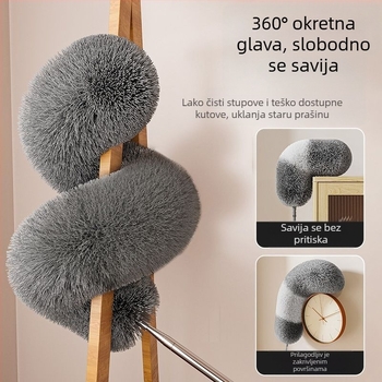 Uklanjanje prašine, pernati čistač prašine, metenje prašine, laserska prašina, elektrostatski teleskopski kućni paukova mreža, čišćenje stropa, artefakt