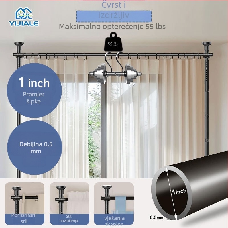 Neperforirana zavjesa za spavaću sobu, pregrada za krevet, zavjesa za vrata, soba za iznajmljivanje, ulaz u spavaonicu, platnena zavjesa, kozmetički salon, zavjesa u obliku slova L, unutarnja zavjesa