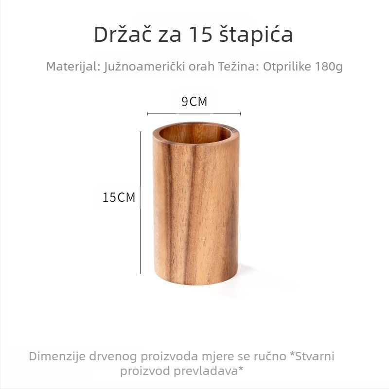 Letak Lopata od akacijevog drveta, tava s neprianjajućim slojem, cjedilo, žlica za rižu s dugom drškom, začin za kućanstvo, kuhanje, vrući lonac, žlica za juhu