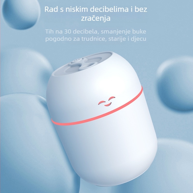 Kućni mini ovlaživač zraka za spavaću sobu USB prijenosni automobilski bez zvuka mali aromaterapijski ovlaživač zraka ODM poklon veleprodaja