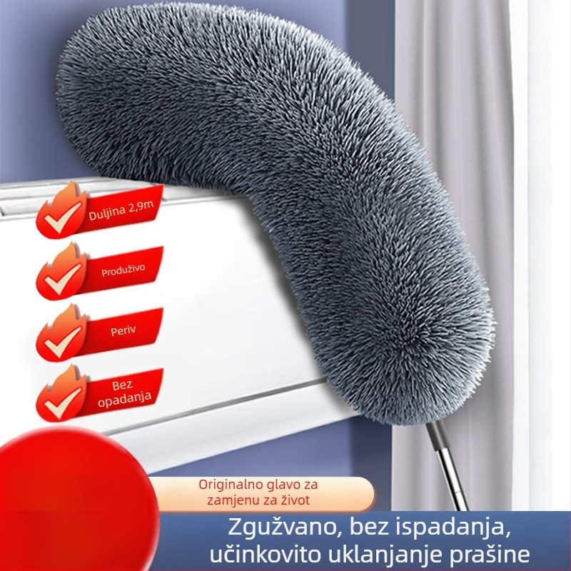 Elektrostatsko čišćenje prašine od perja, čišćenje kućanskih teleskopskih šipki, čišćenje prašine od stropa, čišćenje visokih razmaka