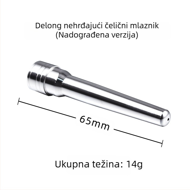 Tvornica izravno Univerzalna mlaznica za aparat za pjenjenje mlijeka, pribor za aparate za kavu, mlaznica za paru od nehrđajućeg čelika s tri/četiri rupe