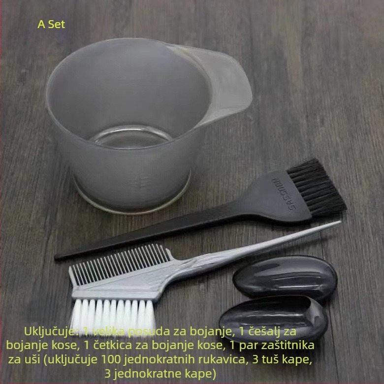 Alati za bojanje kose odijelo za kućanstvo tretman uljem šal velika zdjela za bojanje kose češalj za kosu profesionalni proizvodi mekana četka maska za uši