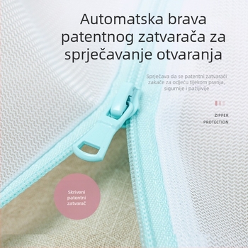Amazon plus vreća za rublje 90*110 za pranje zavjesa u perilici rublja, posebna mrežasta vreća, navlaka za poplunu, zadebljana zaštitna vreća za pranje 60*80