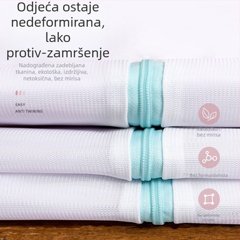 Amazon plus vreća za rublje 90*110 za pranje zavjesa u perilici rublja, posebna mrežasta vreća, navlaka za poplunu, zadebljana zaštitna vreća za pranje 60*80
