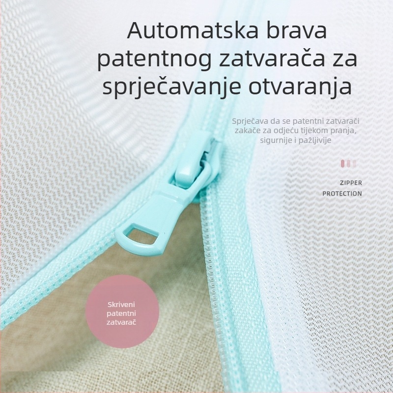 Amazon plus vreća za rublje 90*110 za pranje zavjesa u perilici rublja, posebna mrežasta vreća, navlaka za poplunu, zadebljana zaštitna vreća za pranje 60*80