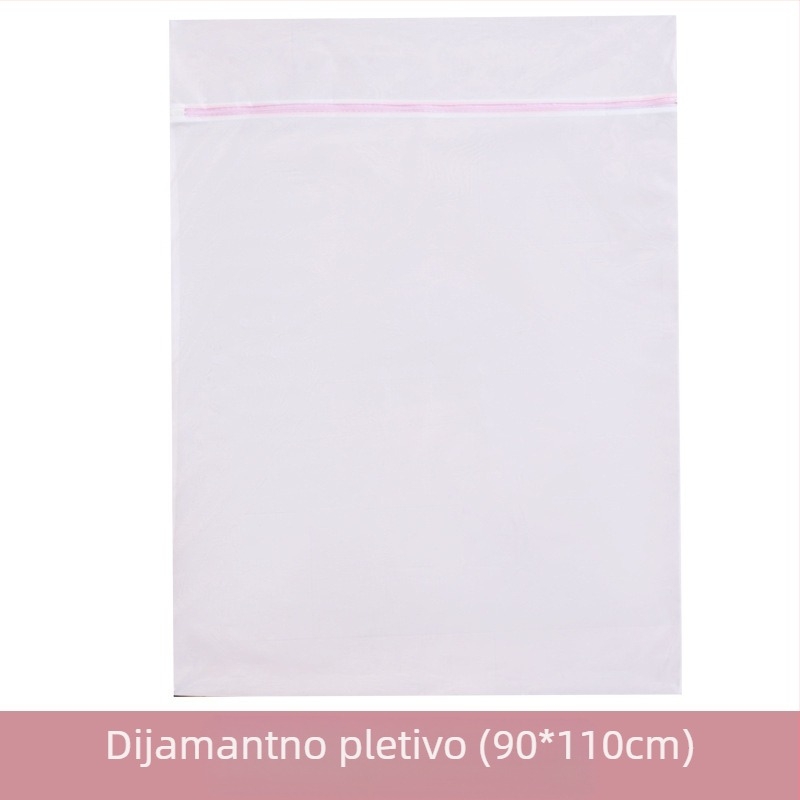 Amazon plus vreća za rublje 90*110 za pranje zavjesa u perilici rublja, posebna mrežasta vreća, navlaka za poplunu, zadebljana zaštitna vreća za pranje 60*80
