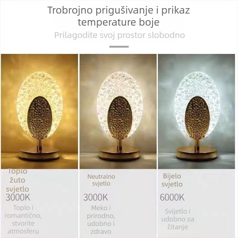 Kreativni poklon Zvijezda Mjesec noćno svjetlo na dodir trobojno punjenje atmosfersko svjetlo spavaća soba rođendanski poklon noćno svjetlo