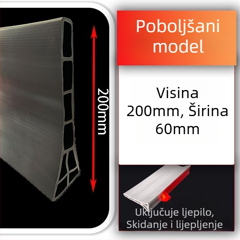 Silikonska traka za zadržavanje vode za radne ploče sudopera, samoljepljiva L-oblikana vodonepropusna barijera za kuhinjske praznine, traka za zadržavanje vode u kupaonici, samoljepljiva