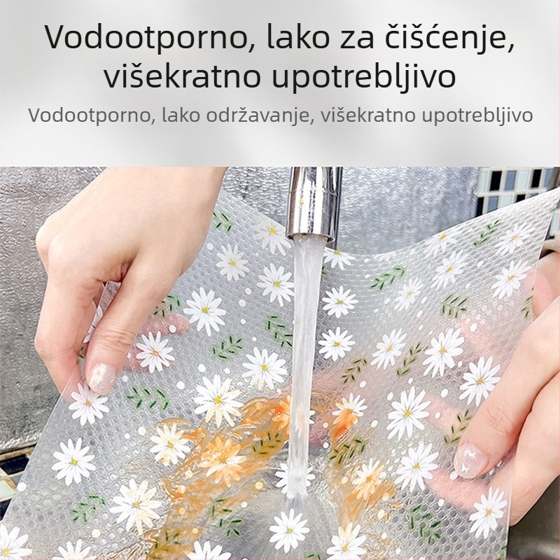 Papirnati jastučić za kuhinjske ladice, unutarnji jastučić za ormarić, vodootporni, uljeotporni naljepnici, ormarić za cipele, otporan na prašinu, jastučić za ormar otporan na vlagu