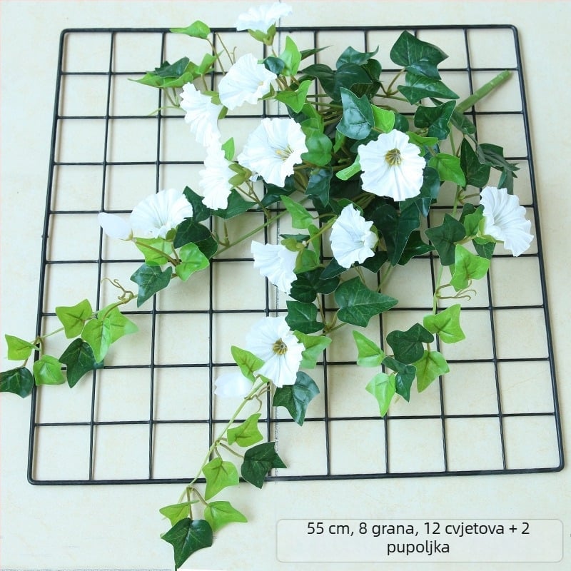 Simulirana jutarnja slava, jutarnja slava, umjetni cvijet, umjetni cvijet, plastični cvijet od ratana, ukrasni cvijet, zidna orhideja pauk, Amazonska prekogranična shema