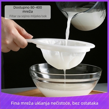 Sito za filter za sojino mlijeko, ultra fina mreža, blender, cjedilo za dječji sok, filter, separator, kuhinjsko cjedilo, mreža proizvođača