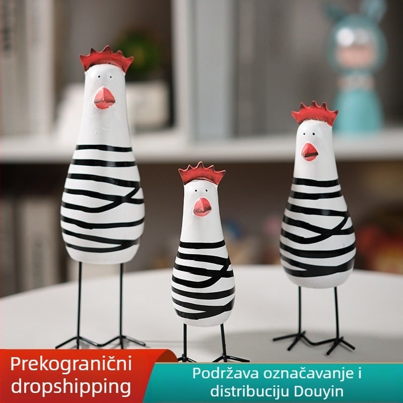 Slatki crtani ukras zeca uređenje doma vanjsko dvorište vrt balkon unutarnja dnevna soba uređenje spavaće sobe