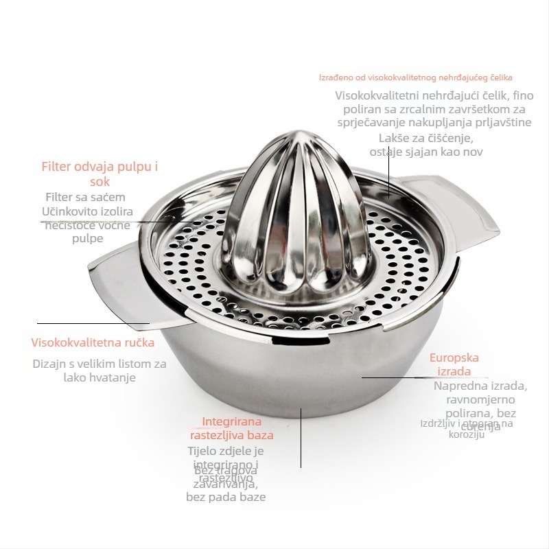Tvornica direktnih ručnih sokovnika od nehrđajućeg čelika, sok od naranče, ručna preša, prijenosni sokovnik, veleprodaja sokovnika