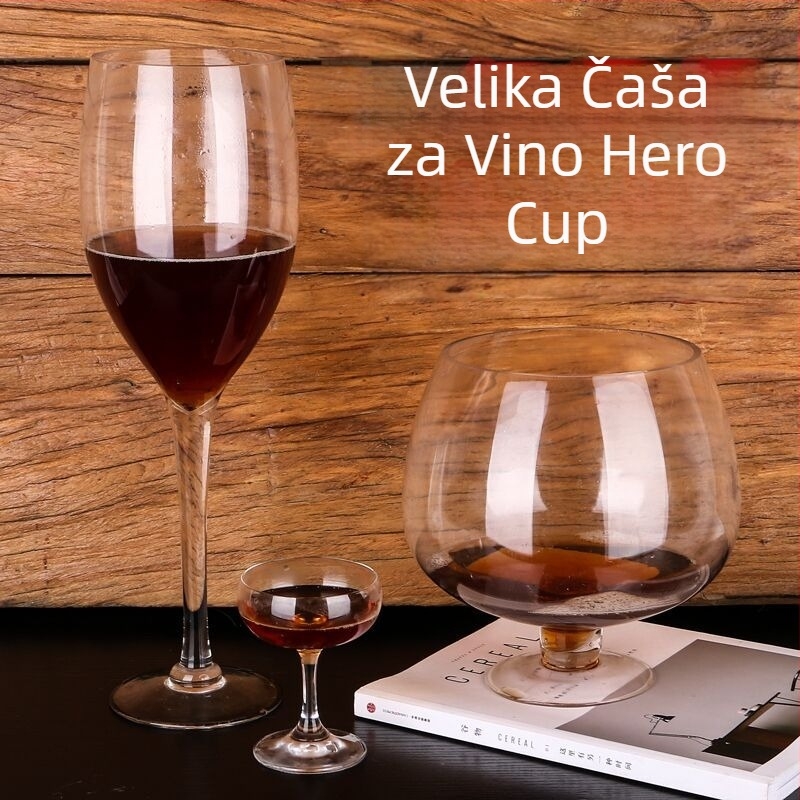 Čaša za pivo velikog kapaciteta, prevelika čaša za vino, čaša za pivo, herojska čaša, čaša za bar, čaša za zabavu, vino