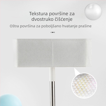 Ležerne zadebljane elektrostatičke vlažne maramice za prašinu, jednokratne krpe za brisanje bez pranja, ravne kućanske artefakte