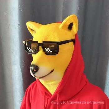 Tvornica Halloween cosplay smiješna životinjska pokrivala za glavu smiješna maska skulptura od pijeska shake smiješni rekviziti preko granice