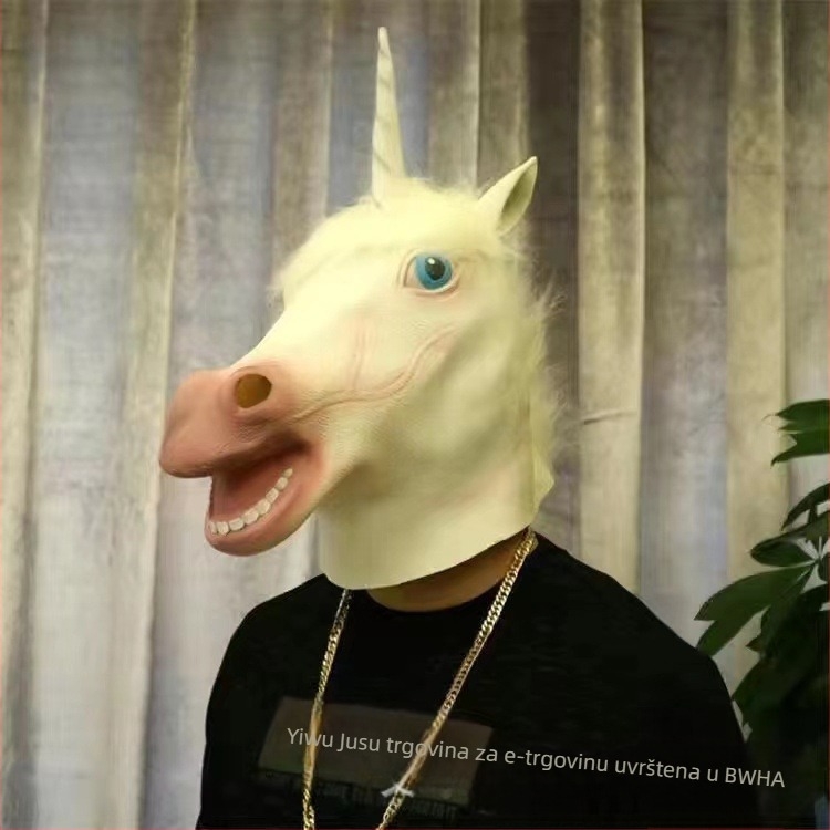 Tvornica Halloween cosplay smiješna životinjska pokrivala za glavu smiješna maska skulptura od pijeska shake smiješni rekviziti preko granice