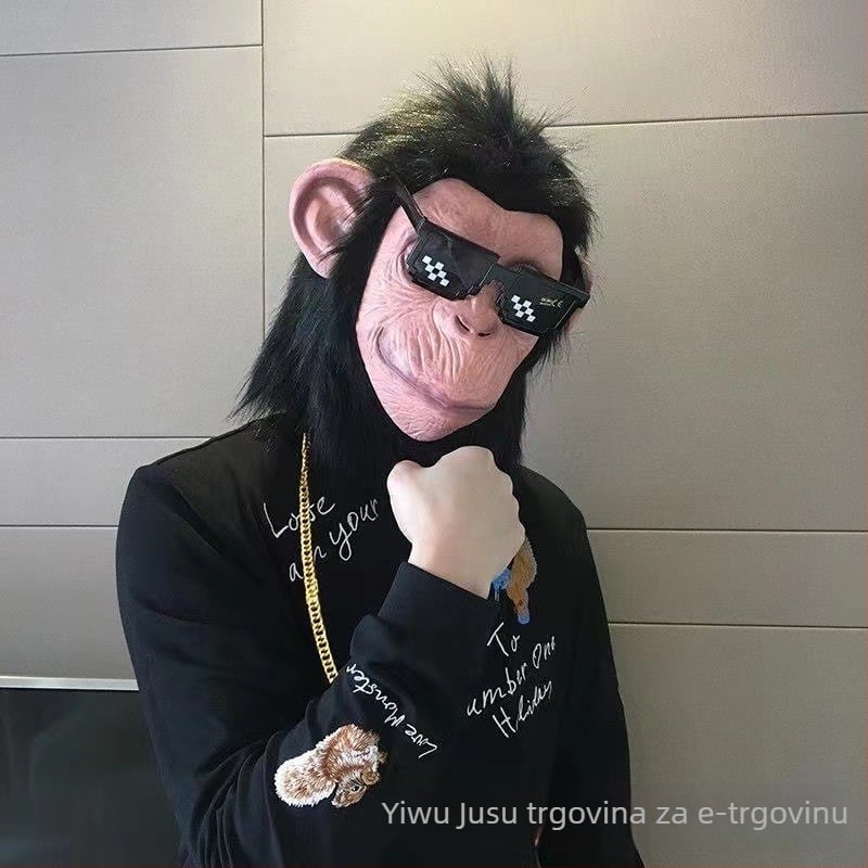Tvornica Halloween cosplay smiješna životinjska pokrivala za glavu smiješna maska skulptura od pijeska shake smiješni rekviziti preko granice